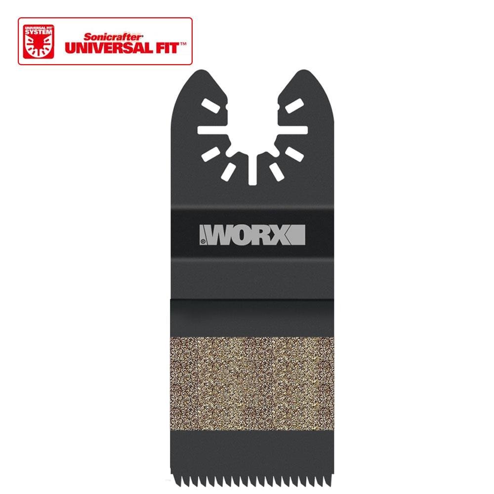 WORX WA4960 Çok Amaçlı Raspalama Makinası İçin 35x40mm Ahşap, PVC Universal Kesme ve Zımparalama Bıçağı - Onivias