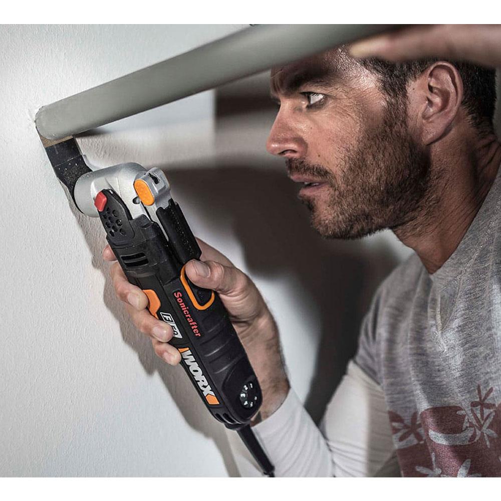 WORX WA4960 Çok Amaçlı Raspalama Makinası İçin 35x40mm Ahşap, PVC Universal Kesme ve Zımparalama Bıçağı - Onivias