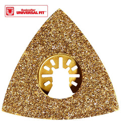 WORX WA4966 Çok Amaçlı Raspalama Makinası İçin 75x75mm Karbür Kaplama Harç, Boya, Yapıştırıcı Universal Zımpara Başlığı - Onivias