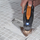 WORX WA4966 Çok Amaçlı Raspalama Makinası İçin 75x75mm Karbür Kaplama Harç, Boya, Yapıştırıcı Universal Zımpara Başlığı - Onivias