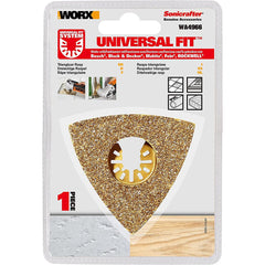 WORX WA4966 Çok Amaçlı Raspalama Makinası İçin 75x75mm Karbür Kaplama Harç, Boya, Yapıştırıcı Universal Zımpara Başlığı - Onivias