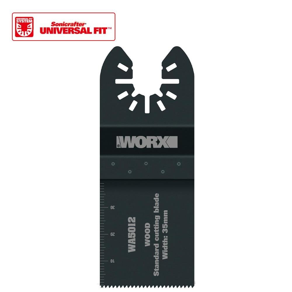 WORX WA5012 Çok Amaçlı Raspalama Makinası İçin 35x40mm Ahşap, Fiberglas, PVC Universal Kesme Bıçağı - Onivias