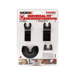 WORX WA5092 4 Parça Universal Metal, Ahşap Kesme ve Raspalama Aksesuar Seti - Onivias