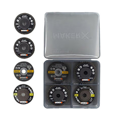 WORX WA7213 50mm 16 Parça Profesyonel Kesme Taşlama Zımparalama Aksesuar Seti - Onivias