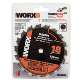 WORX WA8304 120x9,5mm Metal, Ahşap, PVC, Alüminyum Kesme, Elmas Daire Testere Bıçağı - Onivias