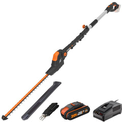 WORX WG252E 20Volt 2.0Ah Li - ion Tek Akülü 45CM Profesyonel Teleskobik Saplı Açı Ayarlı Çit Budama - Onivias