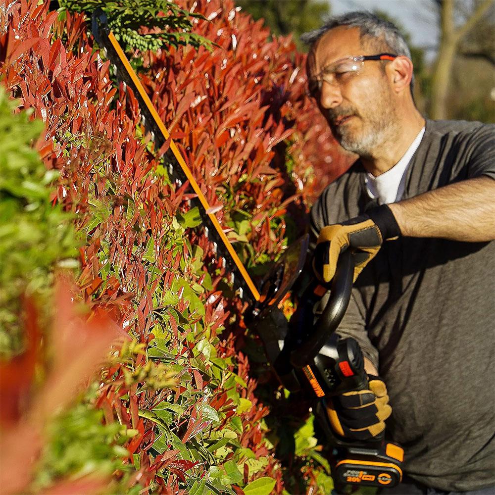 WORX WG263E 20Volt 4.0Ah. Li - ion Tek Akülü 57CM Profesyonel Çit Budama - Onivias