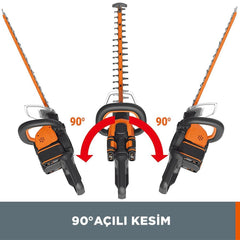 WORX WG284E 40Volt 2.0Ah Li - ion 60CM Profesyonel Çit Budama - Onivias