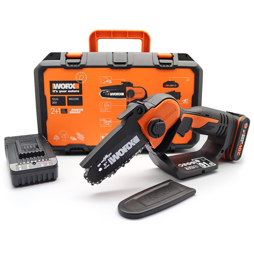 WORX WG324E 20Volt 2.0Ah Li - ion 12CM Profesyonel Şarjlı Zincirli Testere - Onivias