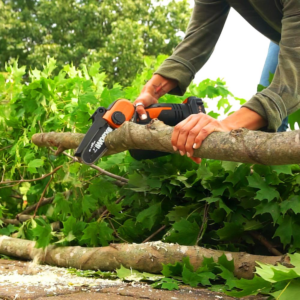 WORX WG324E 20Volt 2.0Ah Li - ion 12CM Profesyonel Şarjlı Zincirli Testere - Onivias