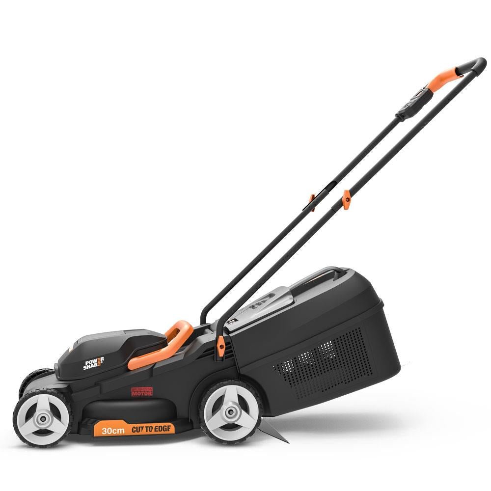WORX WG730E 20Volt 4.0Ah. Li - ion 30cm Profesyonel Kömürsüz Şarjlı Çim Biçme - Onivias