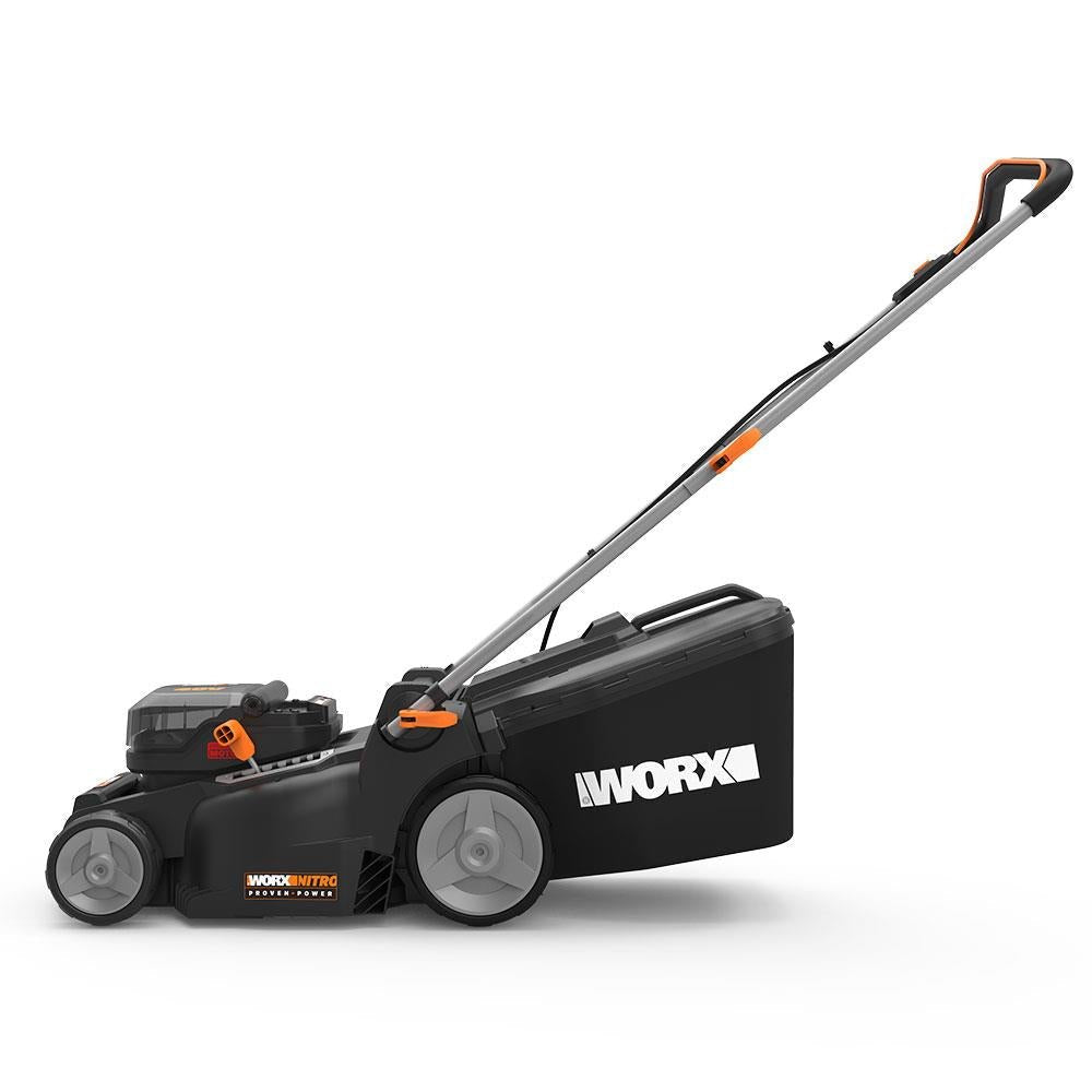 WORX WG737E 40Volt 4.0Ah. Li - ion 37CM Profesyonel Kömürsüz Şarjlı Çim Biçme - Onivias