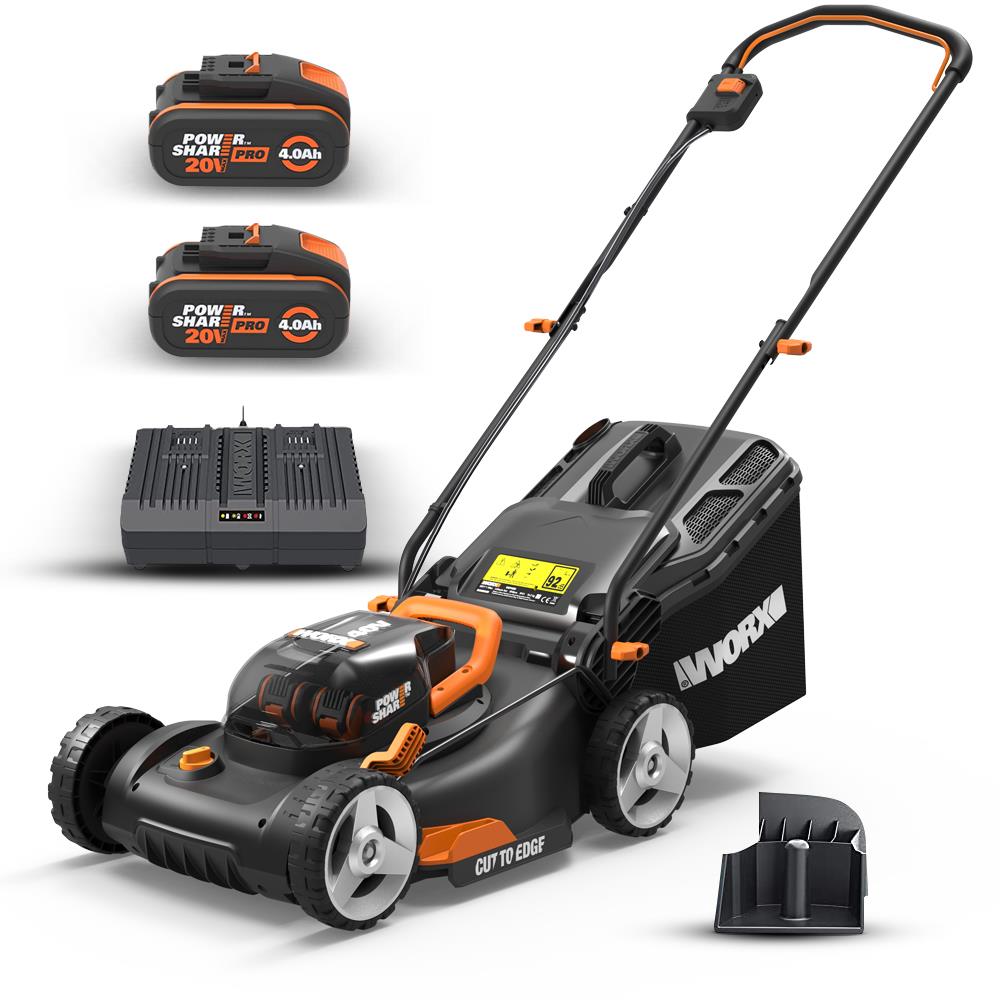 WORX WG743E 40Volt 4.0Ah. Li - ion 40cm Profesyonel Şarjlı Çim Biçme - Onivias
