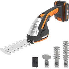 WORX WG801E 20Volt 2.0Ah. Li - ion Şarjlı Profesyonel Avuç İçi Çim Kesme, Çit Budama - Onivias