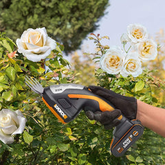 WORX WG801E.5 20Volt 2.0Ah. Li - ion Şarjlı Profesyonel Avuç İçi Çim Kesme, Çit Budama/Çapalama - Onivias