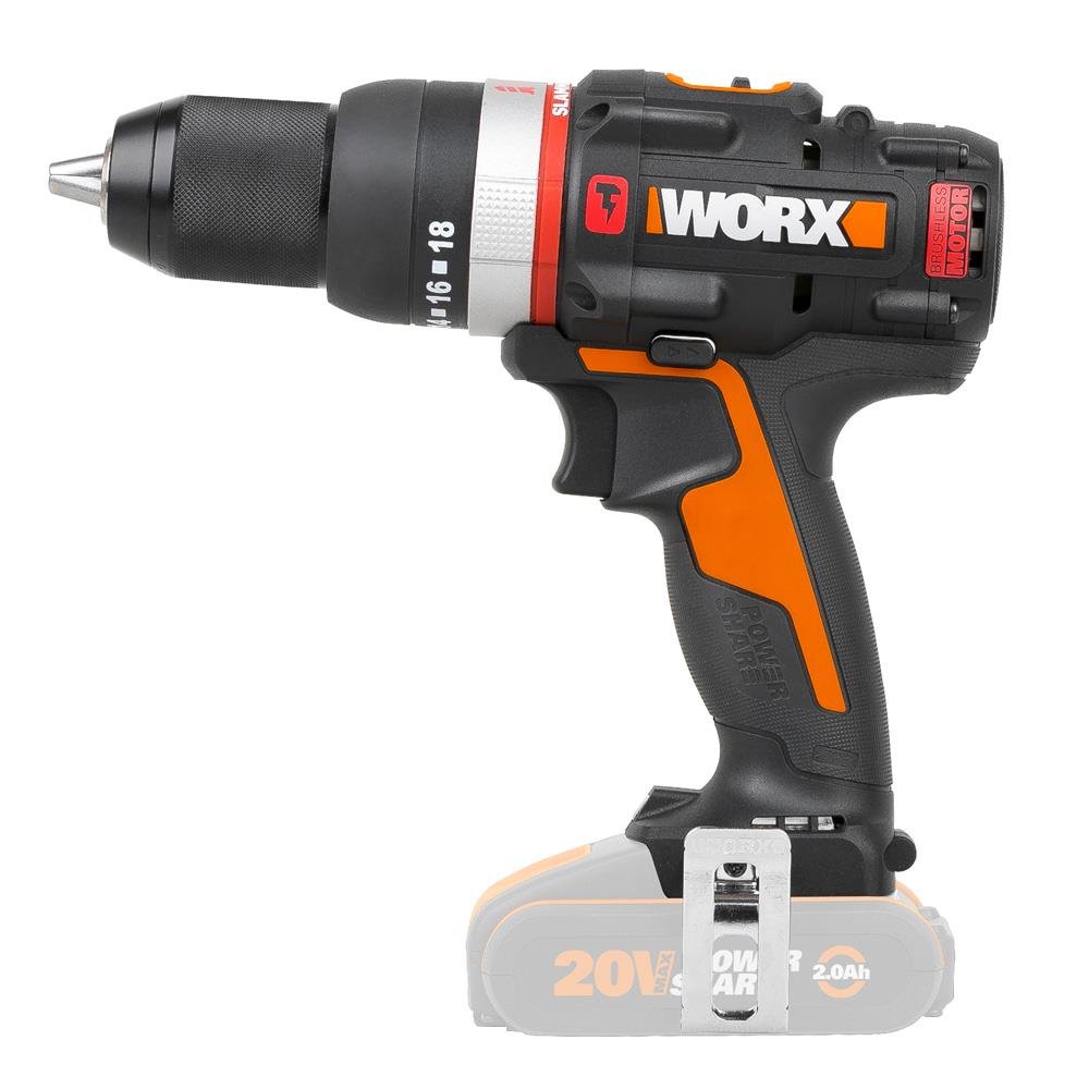 WORX WX - JCR.9 20Volt Kömürsüz Profesyonel Darbeli Matkap (Akü Dahil Değildir) - Onivias