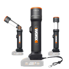 WORX WX027.9 20Volt 510 Lümen Çok Fonksiyonlu Led Fener (Akü Dahil Değildir) - Onivias