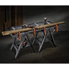 WORX WX051 Çok Fonksiyonlu Katlanabilir Çalışma Tezgâhı + 2 Adet Tetik İşkence - Onivias