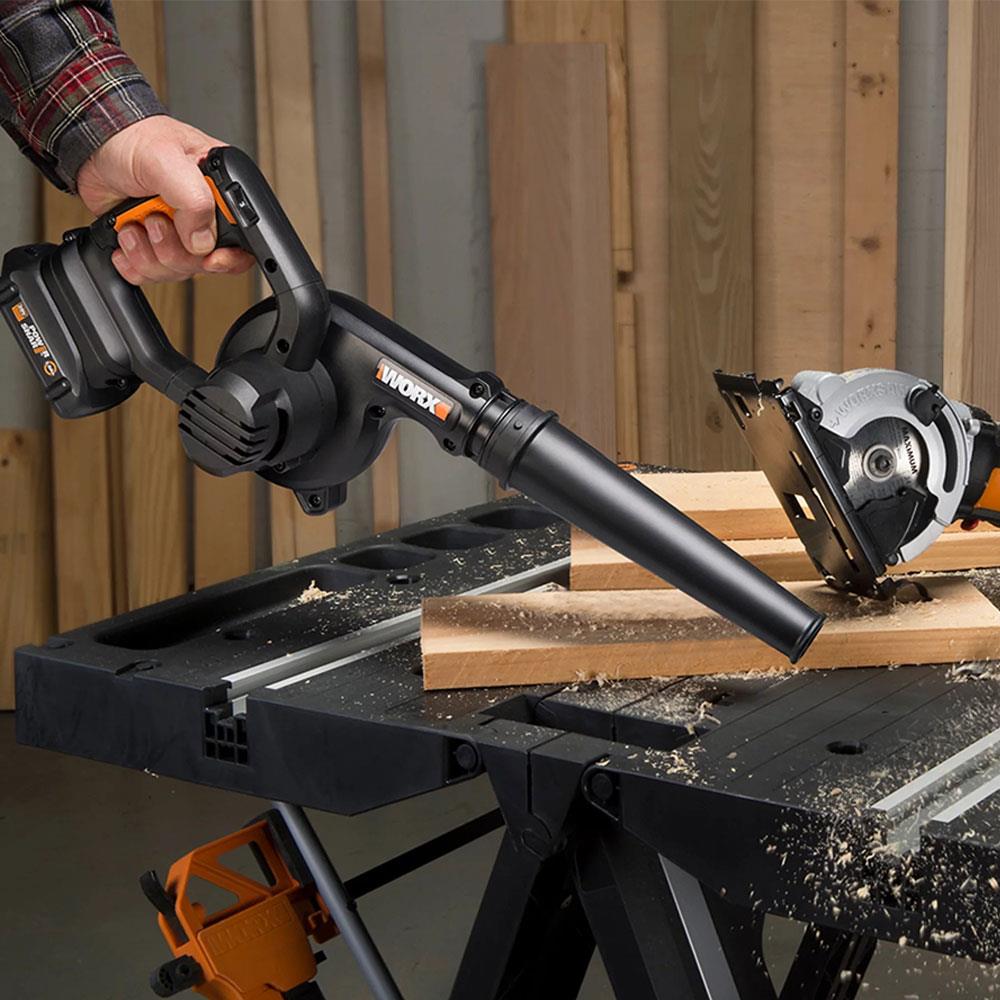 Worx WX094 20Volt 2.0Ah. Li - ion Şarjlı Profesyonel Devir Ayarlı Üfleyici - Onivias