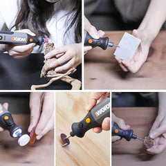 WORX WX106 8Volt Kalem Tipi Devir Ayarlı Profesyonel Gravür Makinesi + 21 Parça Aksesuar - Onivias