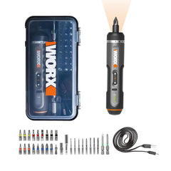 WORX WX242 4Volt/2.0Ah. Li - ion Akıllı Tork Ayarlı Şarjlı Tornavida + 30 Adet Bits Uç - Onivias