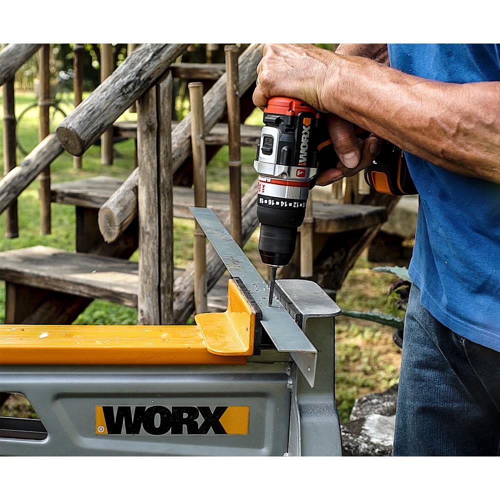 WORX WX354.9 20Volt Kömürsüz Profesyonel Darbeli Şarjlı Matkap (Akü Dahil Değildir) - Onivias