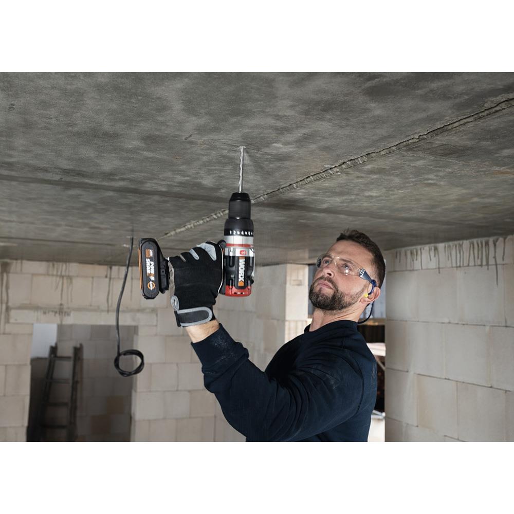 WORX WX354.9C 20Volt/2.0Ah Li - ion Tek Akülü Kömürsüz Profesyonel Darbeli Şarjlı Matkap - Onivias