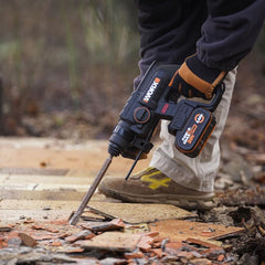 WORX WX381.9 20Volt 2J Profesyonel SDS - Plus Pnömatik Kırıcı/Delici + 3 Parça Delme Ucu (Akü Dahil Değildir) - Onivias