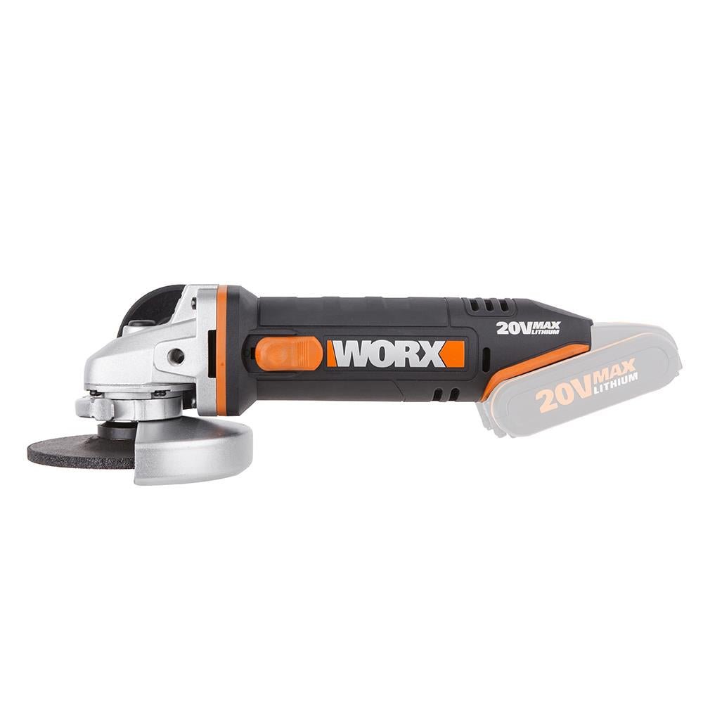 WORX WX800.9 20Volt 115mm Profesyonel Avuç Taşlama (Akü Dahil Değildir) - Onivias