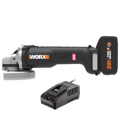 WORX WX812.9C 20Volt 2.0Ah. 125mm Kömürsüz Profesyonel Tek Akülü Şarjlı Avuç Taşlama - Onivias