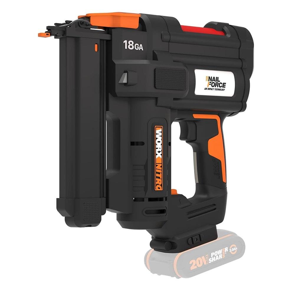 WORX WX844.9 20Volt 16 - 40mm Profesyonel Şarjlı Zımba Makinesi + 2700 Adet Yedek Zımba (Akü Dahil Değildir) - Onivias