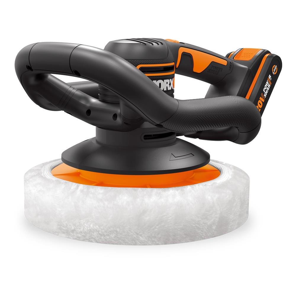 WORX WX856 20Volt 2.0Ah. Li - ion 254MM Şarjlı Orbital Polisaj Makinesi - Onivias