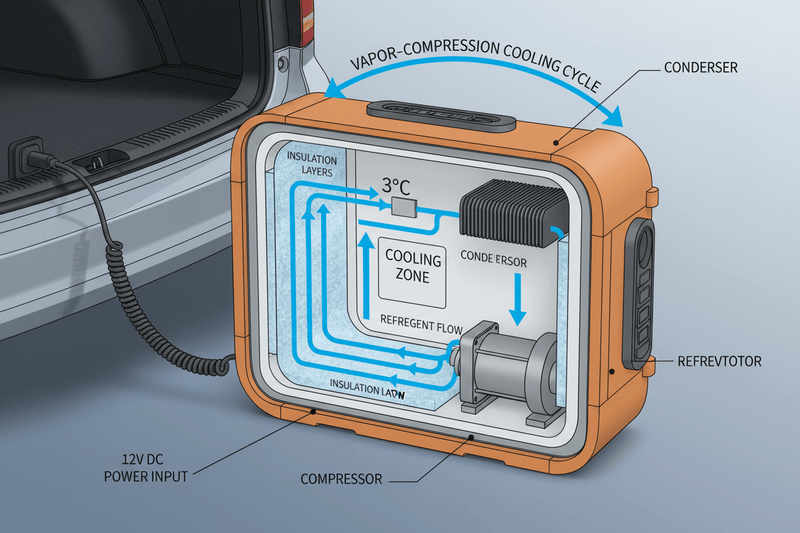 12V Araç Buzdolabı Nasıl Çalışır? - Onivias
