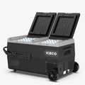 ICECO K75D 12/24Volt 75Lt Akülü/Kablolu/ Çift Bölmeli Kompresörlü Outdoor Oto Buzdolabı/Dondurucu (Akü Dahil Değildir) - Onivias