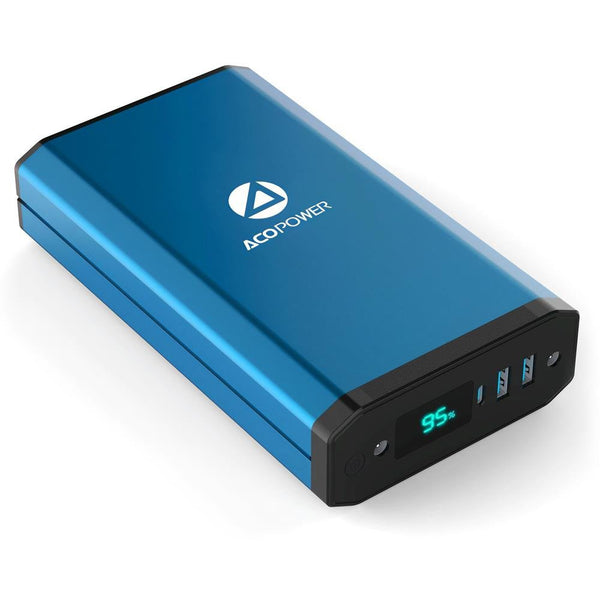 Acopower X230 14.8Volt 13Amper Li - ion Yedek Buzdolabı Aküsü + Powerbank + LED Lamba - Onivias