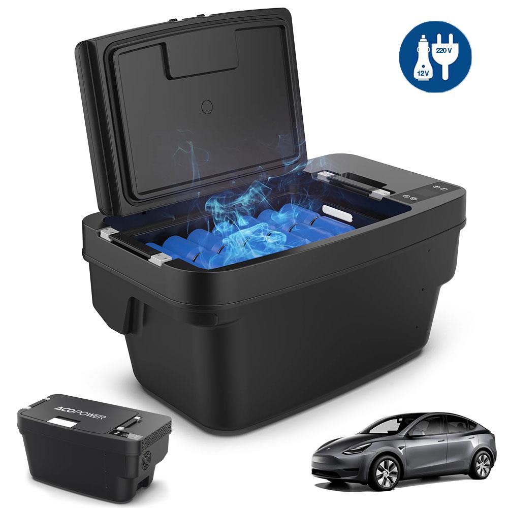 Acopower T35 12/24Volt 33Litre Tesla Model Y ile Uyumlu Kompresörlü Outdoor Oto Buzdolabı - Onivias