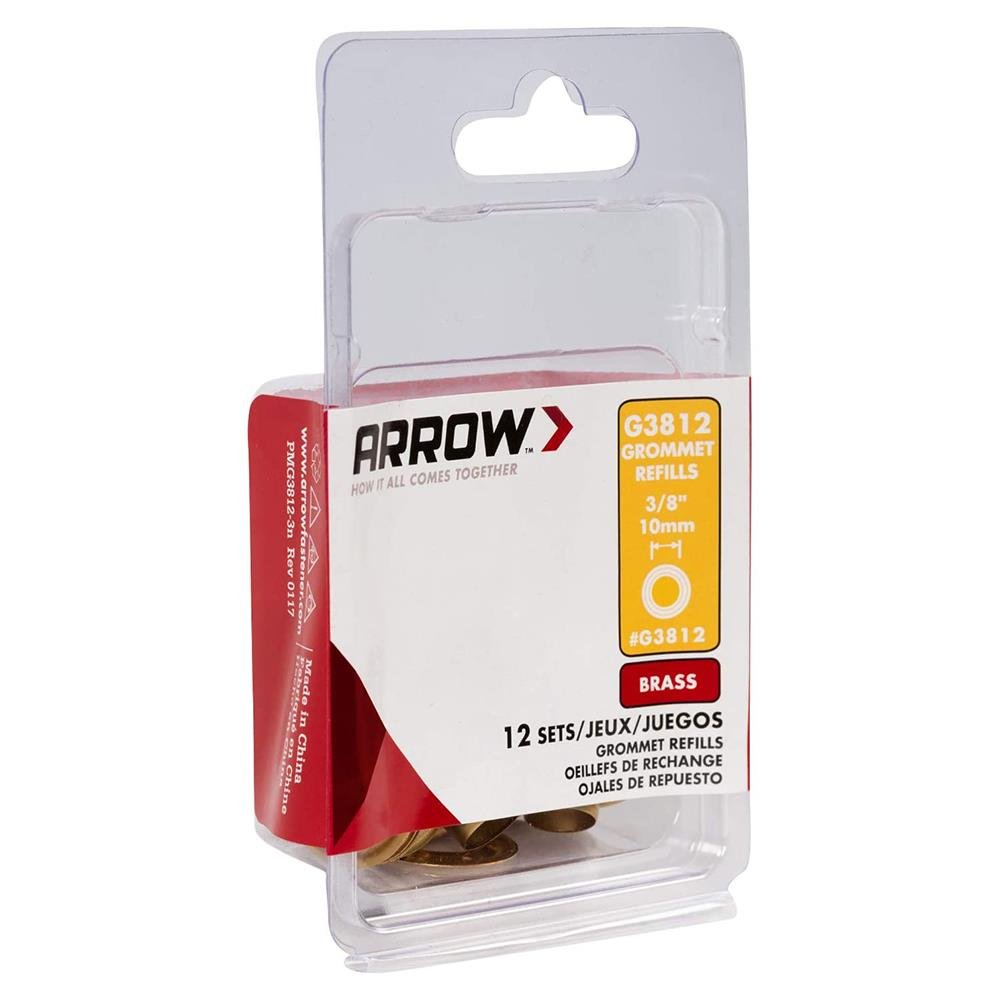 Arrow G3812 10mm Pirinç Kuşgözü Perçin - Onivias
