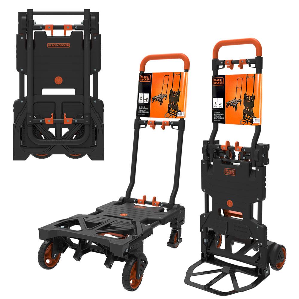 BLACK+DECKER BH206 55/120Kg Çok Fonksiyonlu Katlanır El Arabası - Onivias