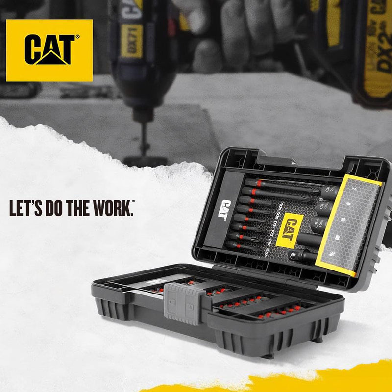 CAT DA01902 45 Parça Manqan Fosfat Alaşımlı Tornavida Dəsti