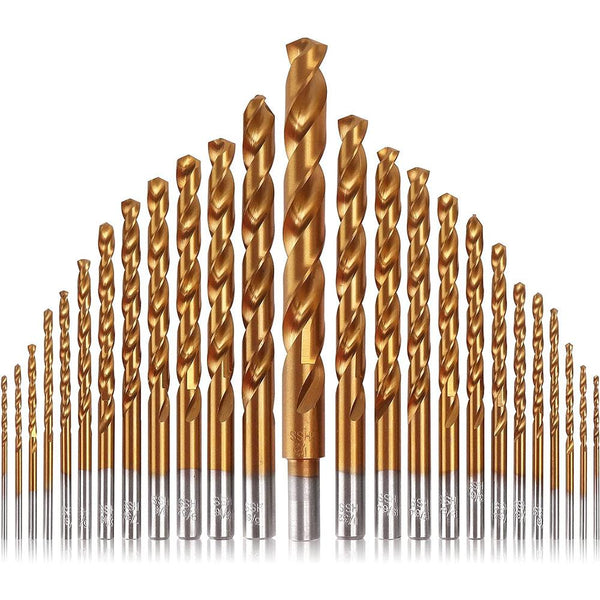 CAT DA02901 16 Parça Profesyonel Titanyum Kaplama HSS Metal Delici Matkap Ucu - Onivias