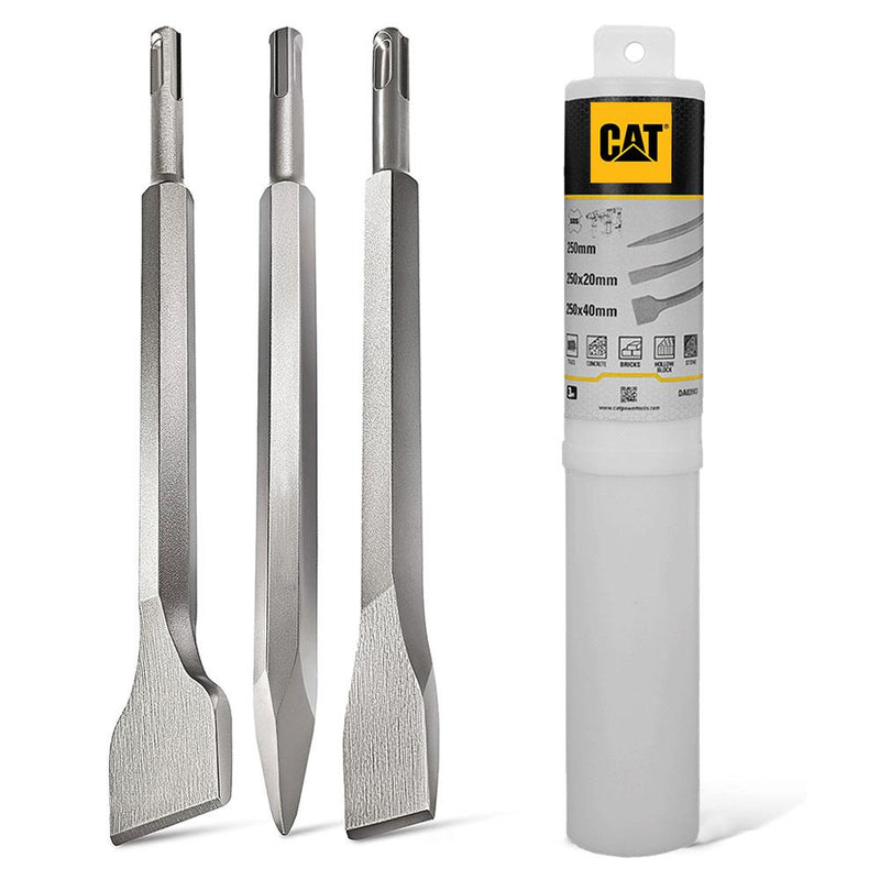 CAT DA03903 SDS Plus 3 Parçalı Peşəkar Kəsik Kəsicisi Dəsti