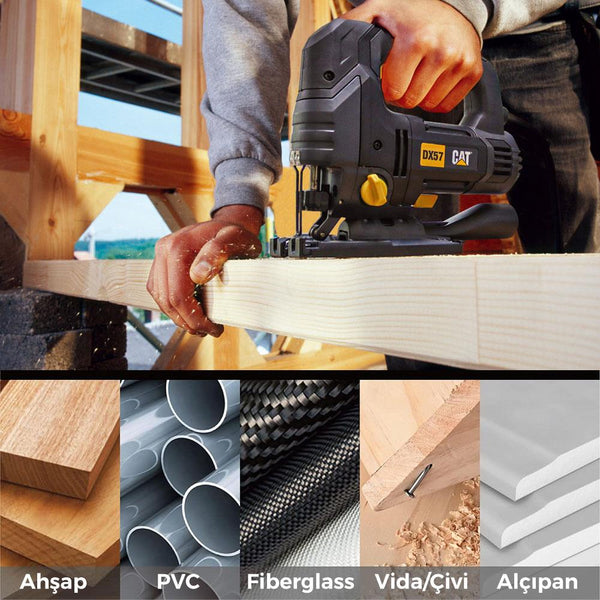 CAT DA06001 5 Parça Profesyonel Ahşap Hızlı/Kaba Kesim Dekupaj Testere Bıçağı, Ucu - Onivias