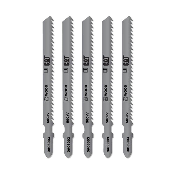 CAT DA06003 5 Parça Profesyonel Ahşap Çapaksız Temiz Kesim Dekupaj Testere Bıçağı, Ucu - Onivias