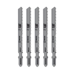 CAT DA06003 5 Parça Profesyonel Ahşap Çapaksız Temiz Kesim Dekupaj Testere Bıçağı, Ucu - Onivias