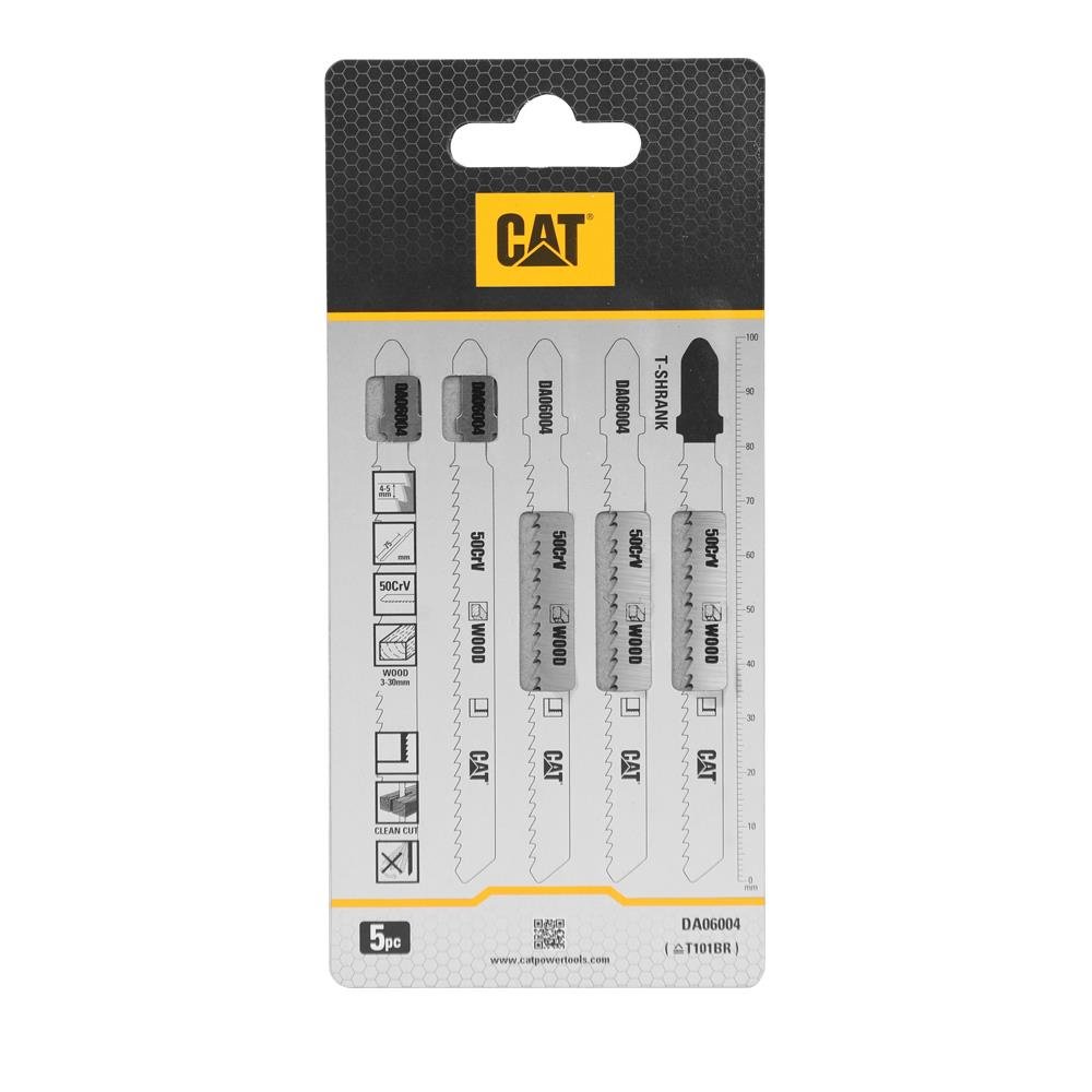 CAT DA06004 5 Parça Profesyonel Ahşap Ters Çapaksız Temiz Kesim Dekupaj Testere Bıçağı, Ucu - Onivias