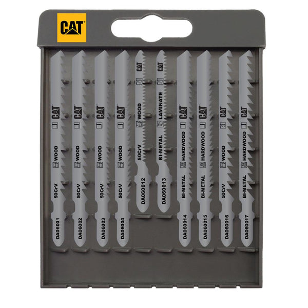 CAT DA06902 10 Parça Profesyonel Ahşap Hassas/Kaba/Düz/Kavisli Kesim Dekupaj Testere Ucu - Onivias