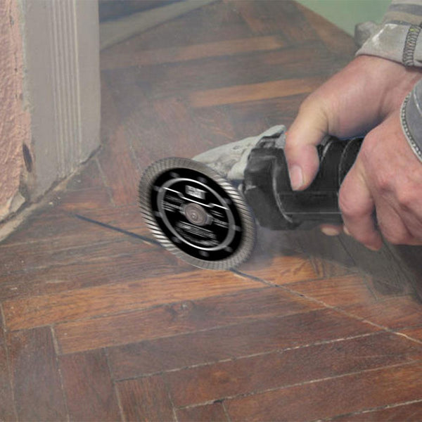 CAT DA09011 115mm Profesyonel Beton, Tuğla, Parke Taşı Elmas Kesme Diski (Turbo Kanallı Kenar) - Onivias