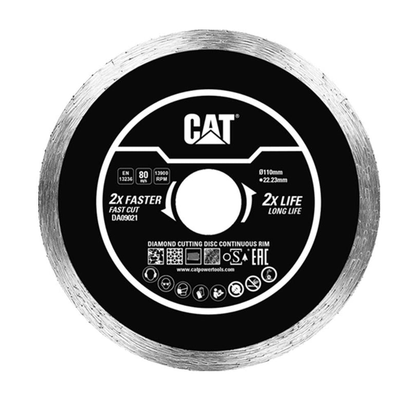 CAT DA09021 110mm Professional Kafel, Keramika, Mərmər Almaz Kəsmə Diski