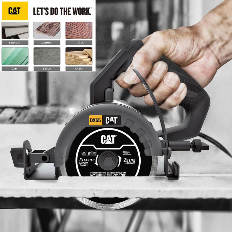 CAT DA09021 110mm Professional Kafel, Keramika, Mərmər Almaz Kəsmə Diski