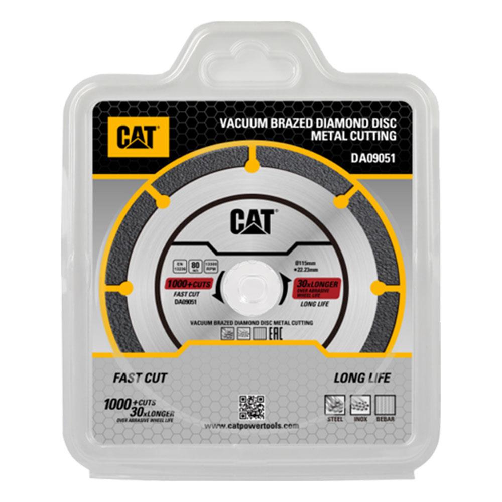 CAT DA09051 115mm Profesyonel Çelik, İnox, Demir Elmas Metal Kesme Diski (Soketli, Aralıklı Kenar) - Onivias